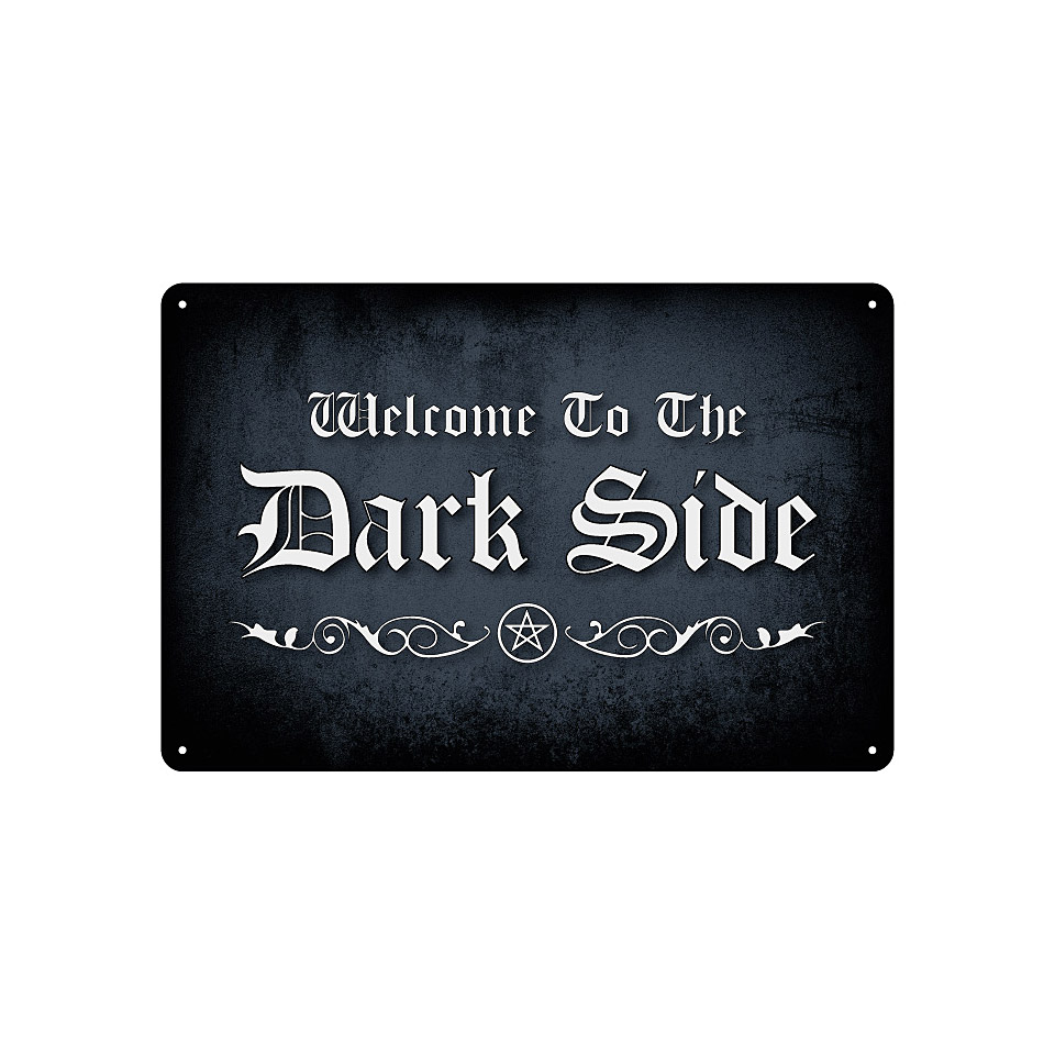 Rockbites Tin Sign - Dark Side Dekoschild von Rockbites