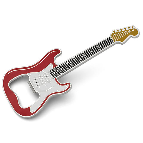 Rockbites Bottle Opener - Strat Red Flaschenöffner von Rockbites