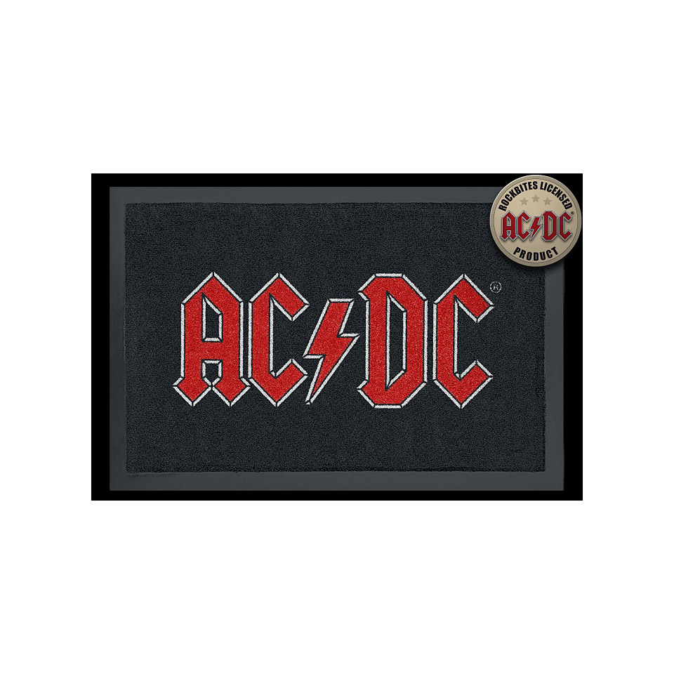 Rockbites doormat AC/DC – Logo Geschenkartikel von Rockbites