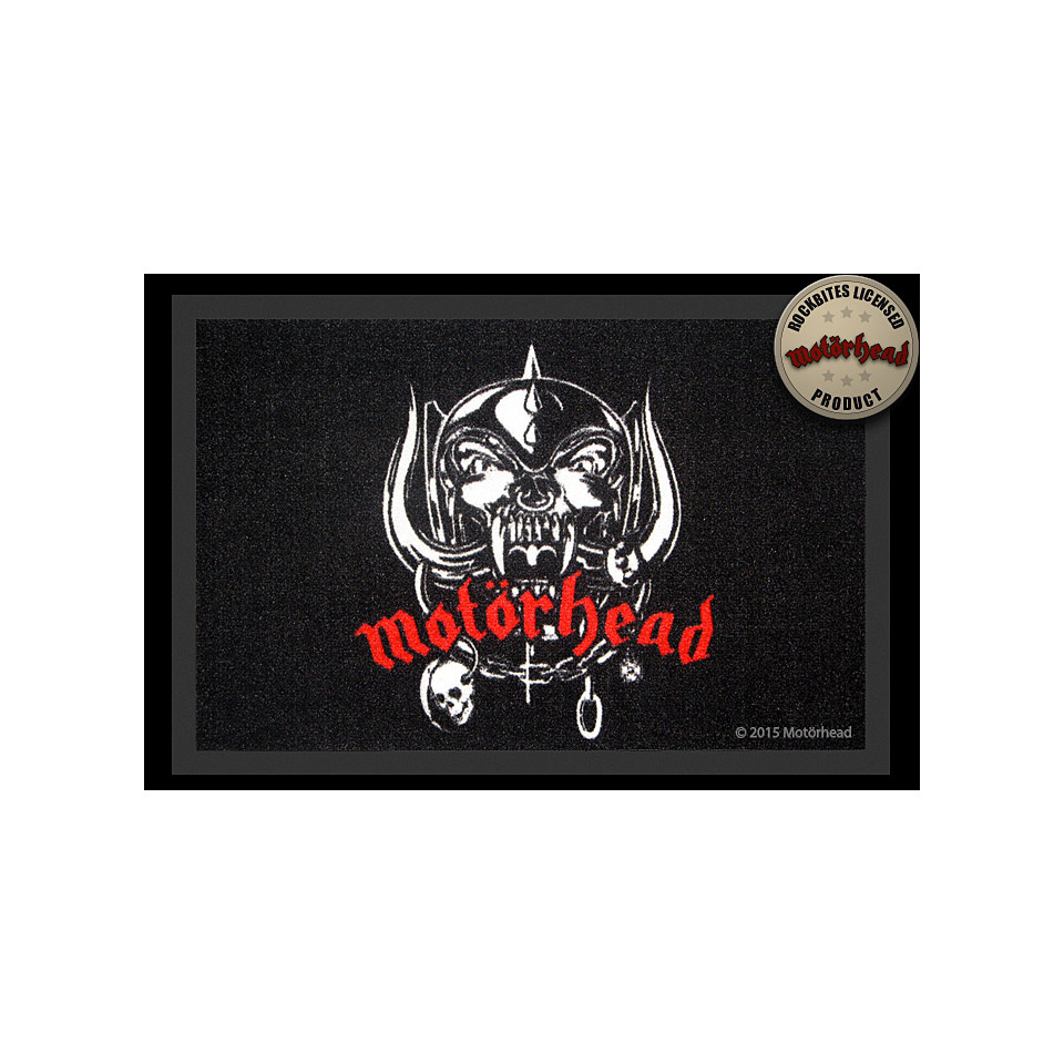 Rockbites doormat - Motörhead Logo Geschenkartikel von Rockbites