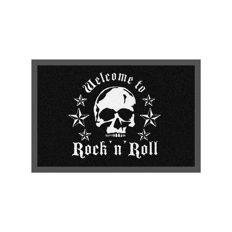 Rockbites doormat - Skull Rock&#39;n&#39;Roll Geschenkartikel von Rockbites