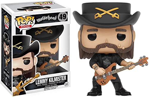 Funko Pop! Rocks: Lemmy Kilmister - Lemmy Motorhead - Vinyl-Sammelfigur - Geschenkidee - Offizielle Handelswaren - Spielzeug Für Kinder und Erwachsene - Music Fans - Modellfigur Für Sammler von Funko