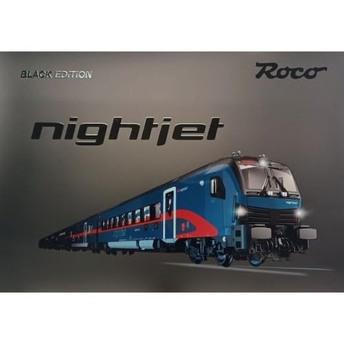 5510005 7er Set Nightjet OEBB DCC Black Edition von Roco