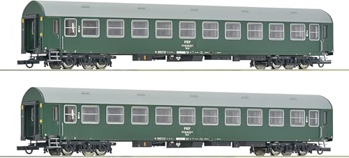 6200102 H0 2er Set Personenwagen Bwxzd, PKP, Ep. IV von Roco