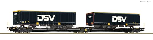 Roco 6600034 H0 Doppeltaschen-Gelenkwagen T3000e der TX Logistik von Roco