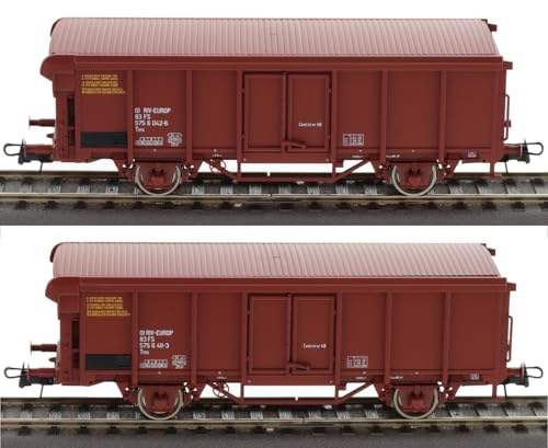 6600082 H0 2er Set Rolldachwagen Tms, FS, Ep.IV von Roco