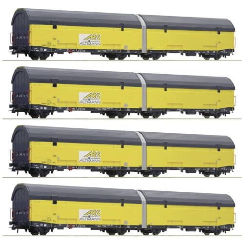 Roco 77049 H0 4er-Set Autotransport der ARS Altmann von Roco