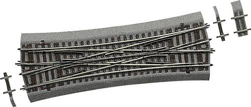H0 RocoLine (mit Bettung) 42594 Kreuzungsweiche, doppelt 230mm 1St. von Roco