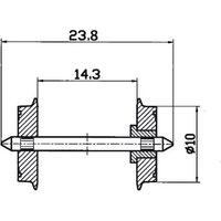 ROCO 40180 H0 DC-NEM-Normradsatz von Roco