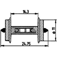 ROCO 40186 H0 Widerstands-Radsatz von Roco