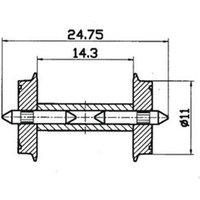 ROCO 40192 H0 NEM-Normradsatz von Roco