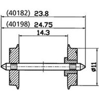 ROCO 40198 H0 NEM-Normradsatz von Roco