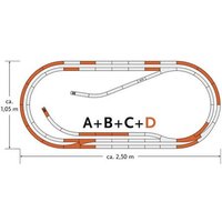 ROCO 61103 H0 Gleisset D von Roco