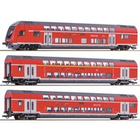 ROCO 74146 H0 3-tlg. Set: Doppelstockwagen, DB AG, Ep. VI von Roco