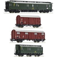 ROCO 76036 H0 4er Set Postzug DB, Ep. III von Roco