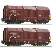 ROCO 76042 H0 2er Set Teleskophaubenwagen, DR, Ep. IV von Roco