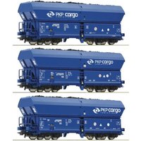 ROCO 76046 H0 3-tlg. Set: Selbstentladewagen, PKP Cargo, Ep. VI von Roco