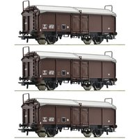 ROCO 77020 H0 3-tlg. Set: Schiebedachwagen Tms, SNCF, Ep. III von Roco