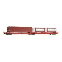 ROCO 77400 H0 Doppeltaschen-Gelenkwagen T3000e, DB AG, Ep. VI von Roco