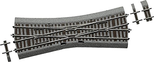 Roco Einzelkreuzungsweiche EKW-15, 16.5 mm, HO Gauge, Schwarz, Grau, Silber, Modellbahn Gleis - Kreuzungsweiche von Roco