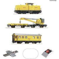 Roco 5100002 H0 Analog Start Set: Diesellokomotive BR 212 mit Kranzug der DB von Roco