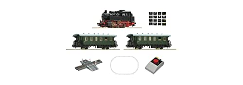 Roco 51161 H0 Analog Start-Set Dampflok BR 80 mit Personenzug von Roco