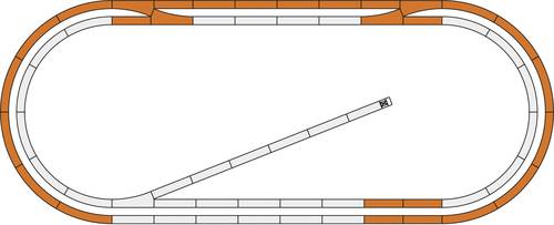 Roco H0 geoLINE (mit Bettung) 51250 Ergänzungs-Set 1 Set von Roco