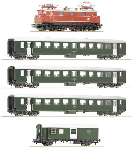 Roco 61494 H0 5er-Set E-Lok 1670.27 mit Personenzug der ÖBB von Roco