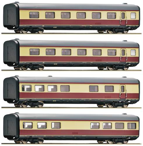 Roco 6200003 H0 4er-Set Mittelwagen zum Gasturbinentriebzug BR 602 der DB von Roco