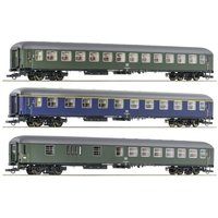 Roco 6200051 H0 3er-Set 1: D 377 „Hispania-Express“ der DB 2. Klasse Büm 234, 1. Klasse Aüm 203, Halbgepäckwagen BDüm 273 von Roco