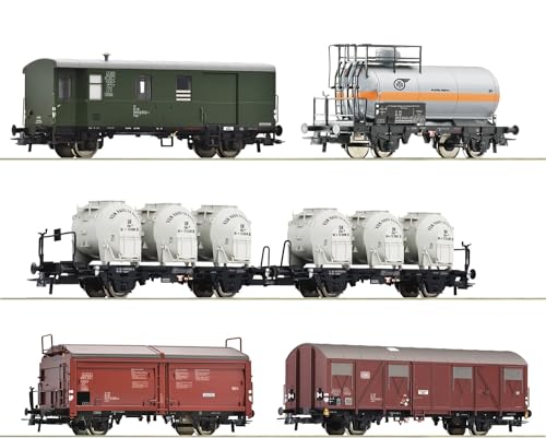 Roco 6600018 H0 6er-Set Güterzug der DB von Roco