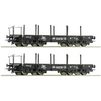 Roco 6600031 H0 2er-Set Schwerlastwagen der DR von Roco