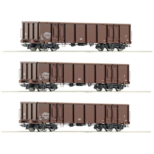 Roco 6600103 H0 3er-Set Offene Güterwagen der DR von Roco