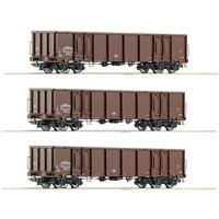 Roco 6600103 H0 3er-Set Offene Güterwagen der DR von Roco