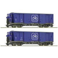 Roco 6640003 H0e 2er-Set Fahrradtransportwagen der ÖBB von Roco