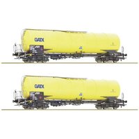 Roco 76025 H0 2er-Set Kesselwagen der GATX Gelbe Lackierung von Roco