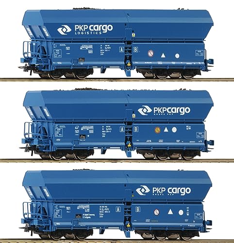 Roco 76046 3-TLG. Set: Selbstentladewagen, PKP Cargo von Roco