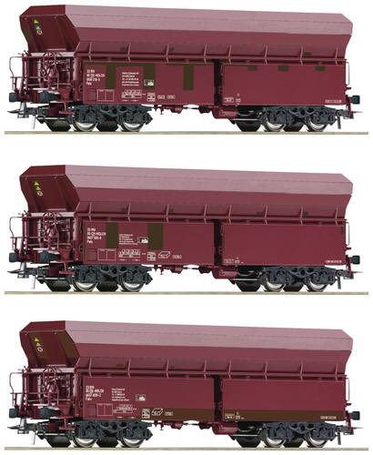 Roco 77033 H0 3er-Set Selbstentladewagen der Holcim von Roco