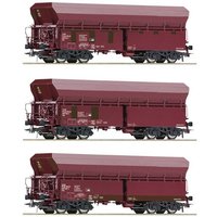 Roco 77033 H0 3er-Set Selbstentladewagen der Holcim von Roco