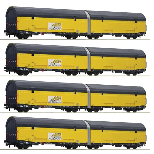 Roco 77049 H0 4er-Set Autotransport der ARS Altmann von Roco