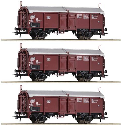 Roco 77050 H0 3er-Set Schiebedachwagen der DB von Roco