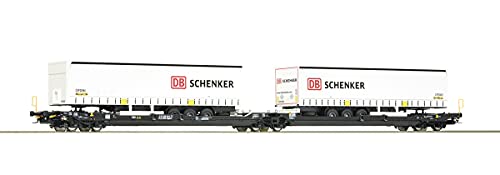 Roco 77390 H0 Doppeltaschen-Gelenkwagen T3000e der Kombiverkehr von Roco