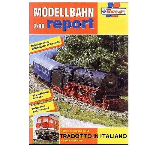 Roco Kataloge 81045 MODELLBAHN 2/98 Bericht BY GIEFFECI Broschüren GIEFFECI Bericht Sammlung auf Italienisch von Roco