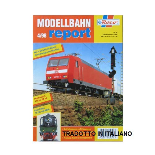 Roco Kataloge 81046 MODELLBAHN 4/98 Bericht BY GIEFFECI Broschüren GIEFFECI Bericht Sammlung auf Italienisch von Roco