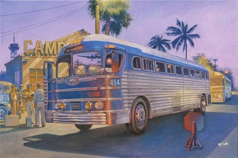 1947 PD-3701 Silverside Bus von Roden