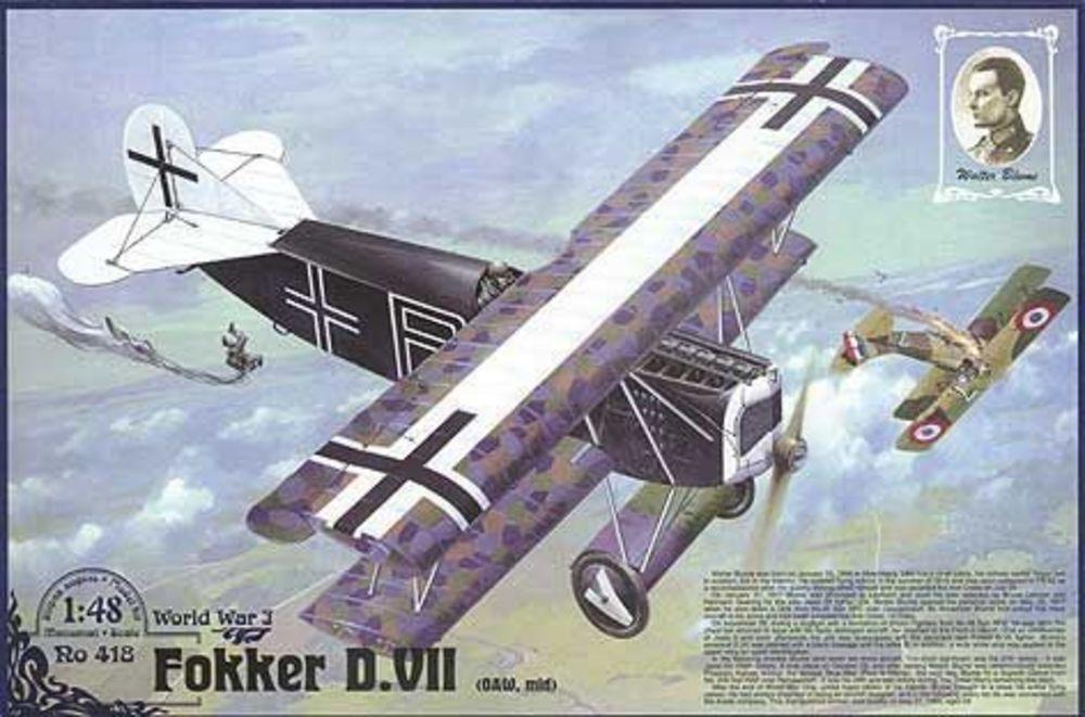 Fokker D.VII ( OAW) ´´Walter Blume´´ von Roden