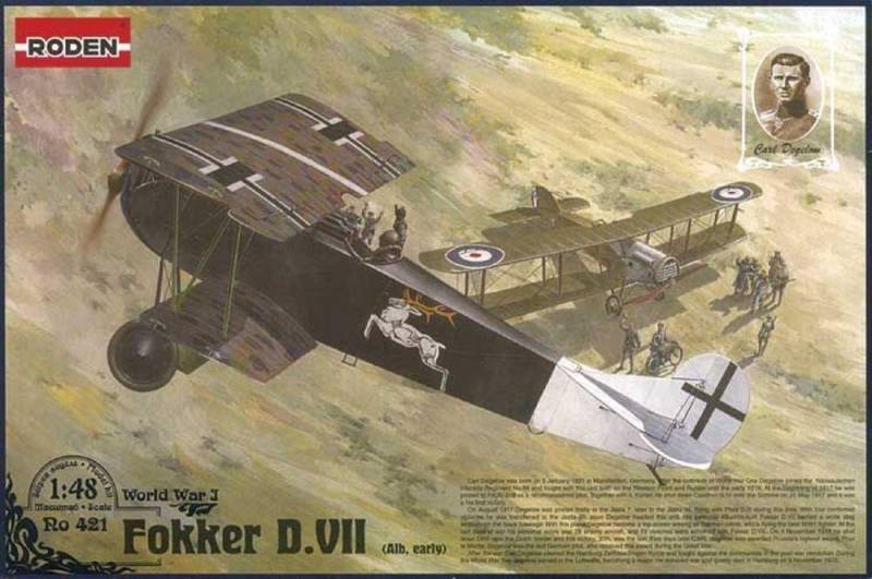 Fokker D.VII (Albatros built, early) Carl Degelow von Roden