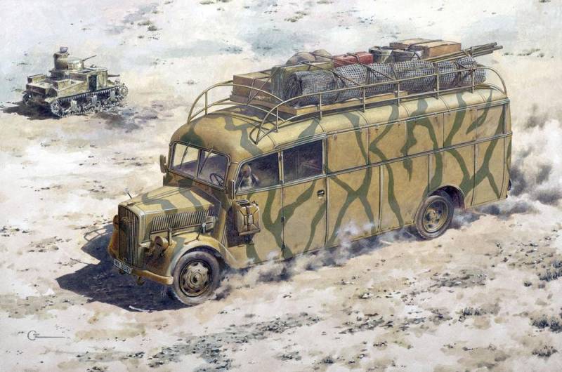 Opel 3.6-47 Blitz Omnibus Stabswagen von Roden