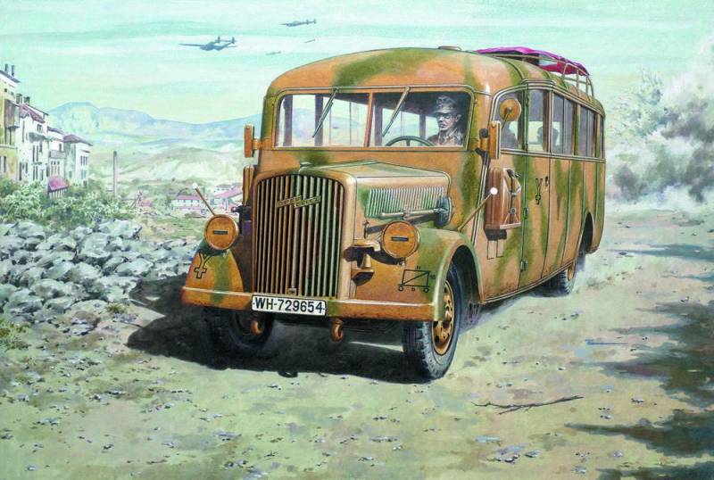 Opel Blitz Omnibus W39 (Late WWII serv.) von Roden