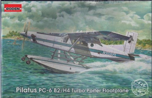 Roden 445 Modellbausatz Pilatus PC-6 B2/H4 Turbo Porter Floatpl. von Roden